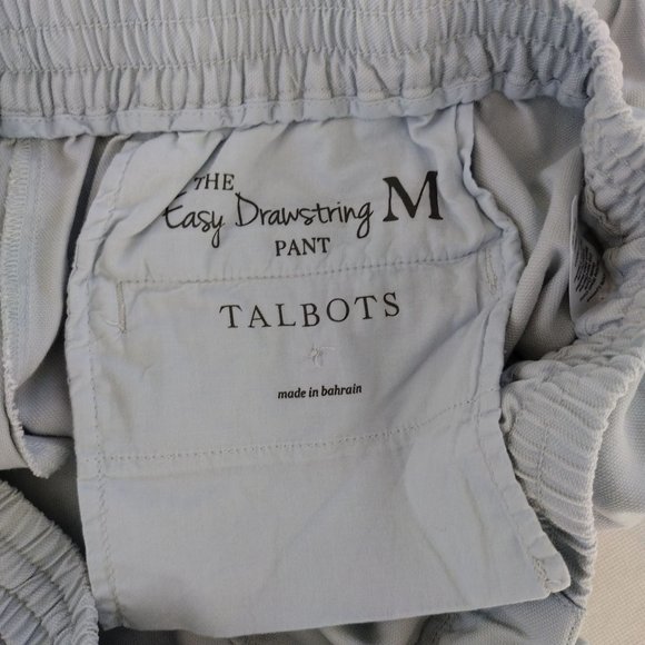 Talbots The easy draw string pant - MEDIUM - jogger pull on cropped - Picture 7 of 8